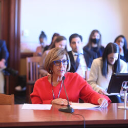 State Senator Sara Feigenholtz presents Senate Bill 3679 in committee.